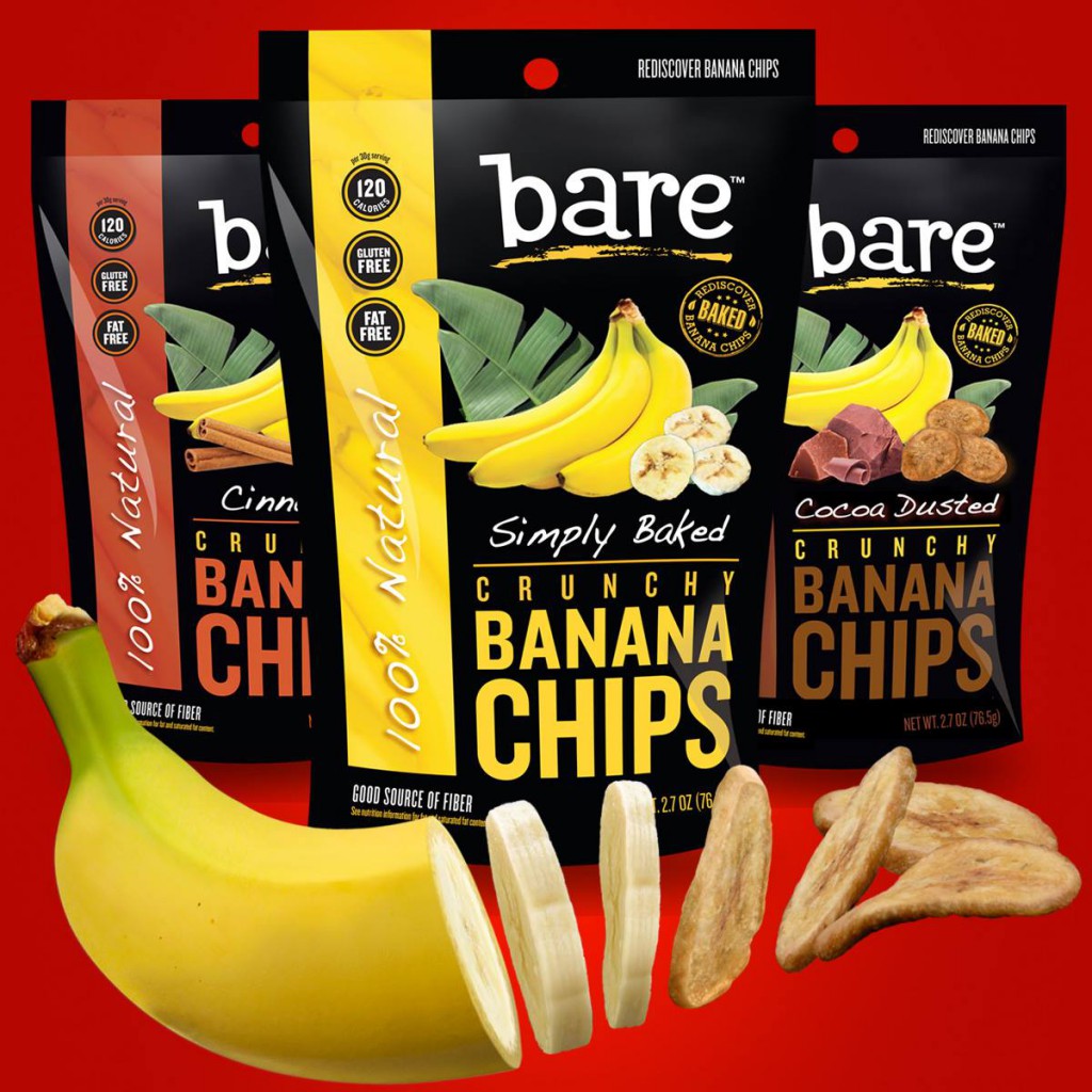 Bare Snacks Launches Banana Chips Line
