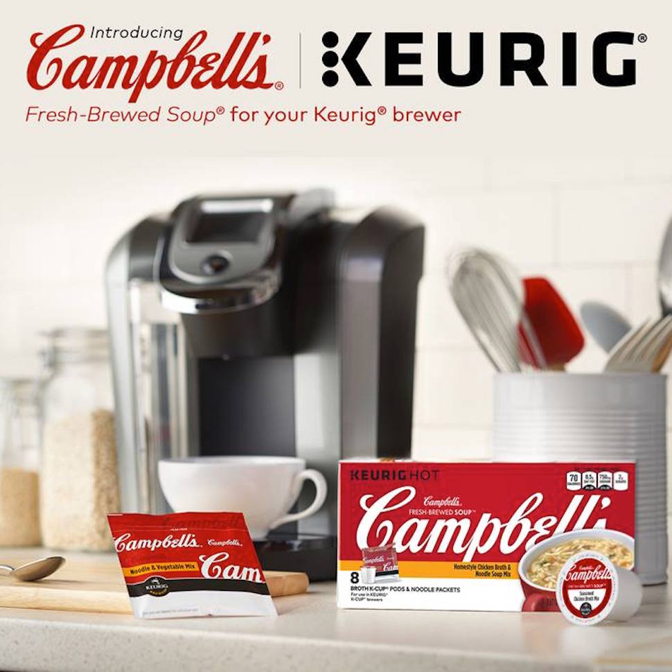 Campbell & Keurig Launch FreshBrewed Soup Kits With No Artificial