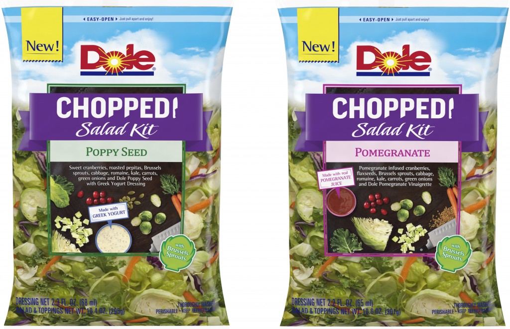 Dole Expands Its Chopped Salad Line With Varieties Featuring Brussels