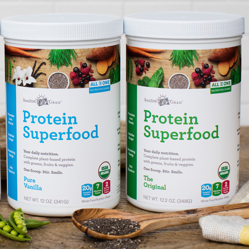 Amazing Grass Debuts New Protein Superfood Line | NOSH