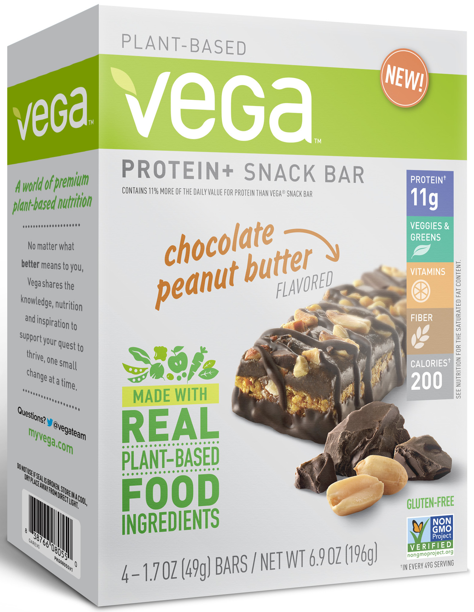 Vega Launches New PlantBased Vega Protein+ Snack Bar
