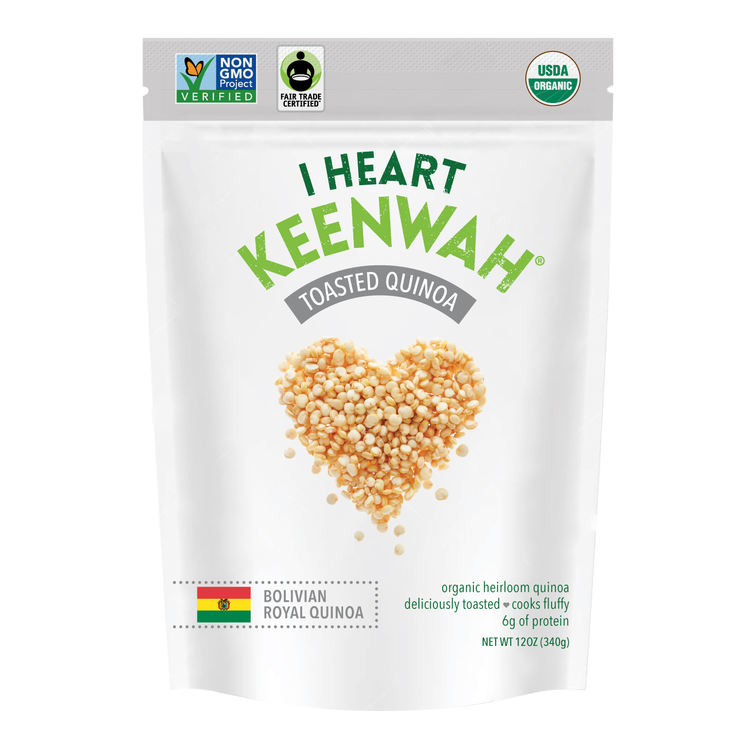 I Heart Keenwah Launches the First Toasted Bolivian Heirloom Quinoa on