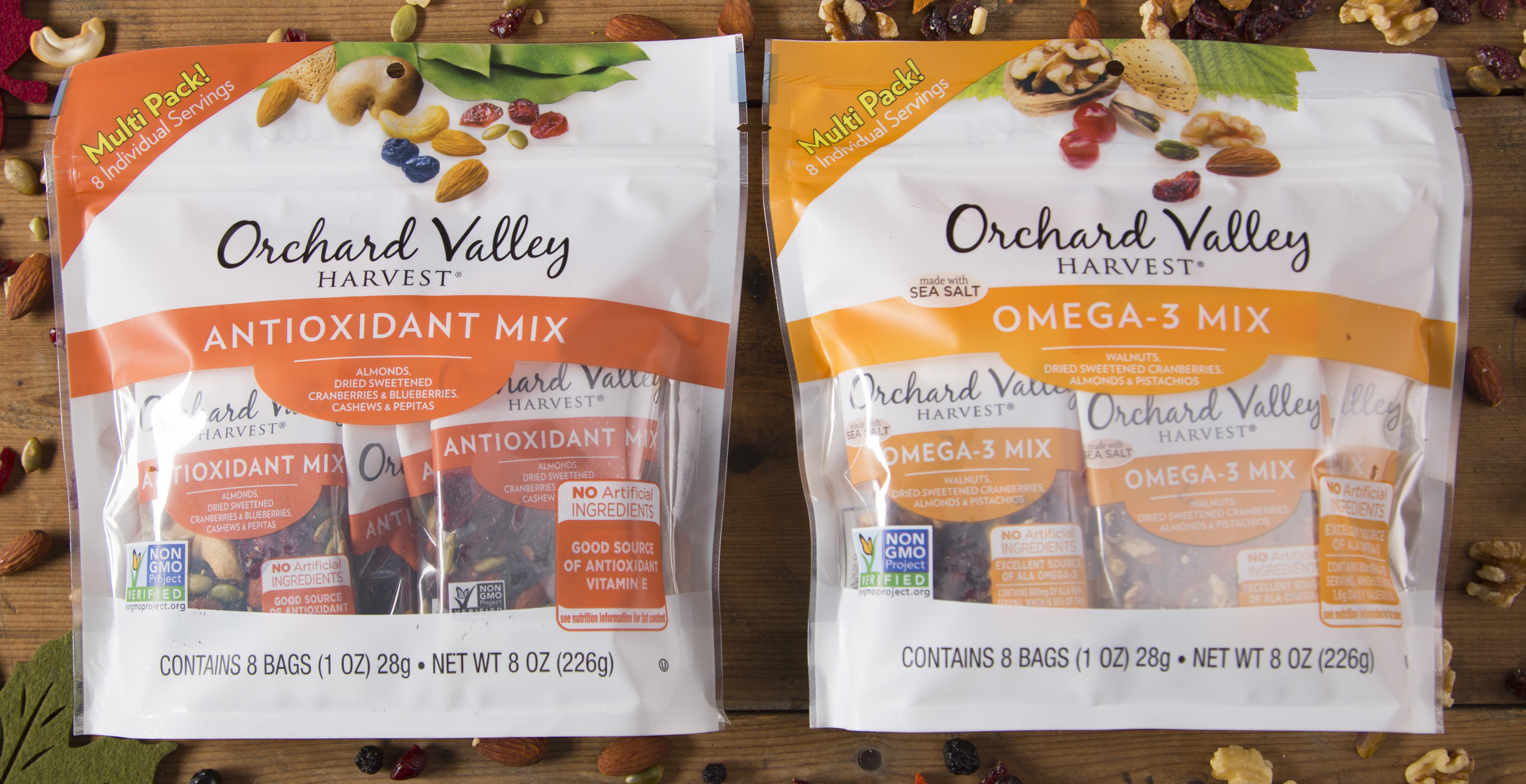 Orchard Valley Harvest Announces New Antioxidant and Omega 3