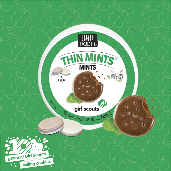 Project 7 Girl Scouts Gum, Gourmet, Thin Mints, Shop