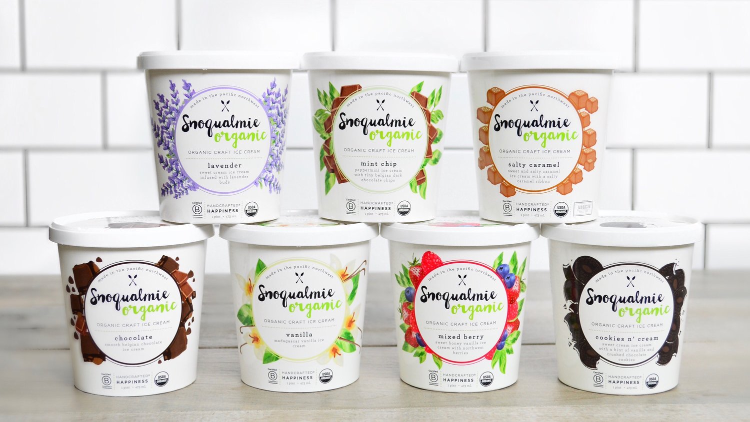 Snoqualmie Ice Cream Introduces Super Premium Usda Organic