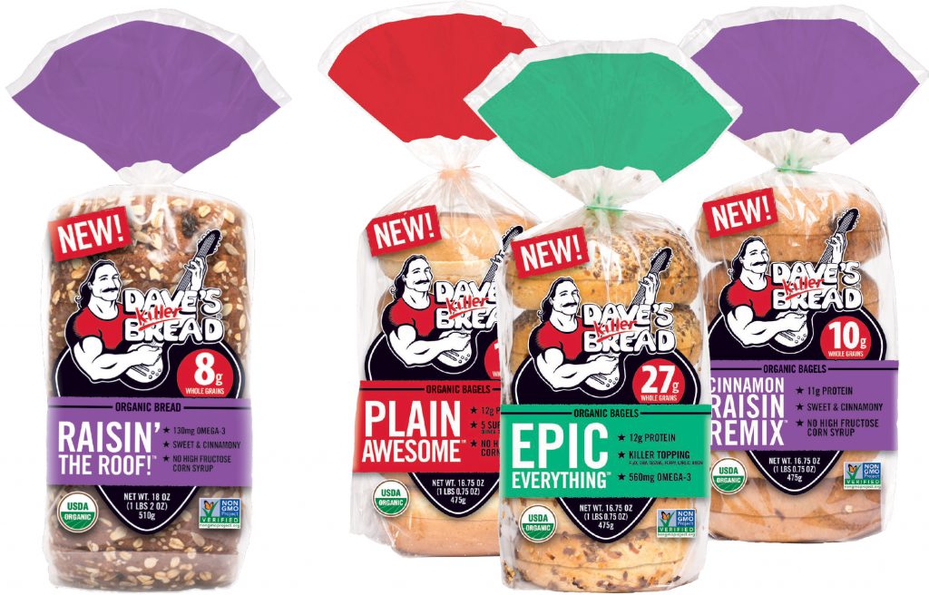 Dave’s Killer Bread Breaks into Breakfast with Organic Bagels, Cinnamon