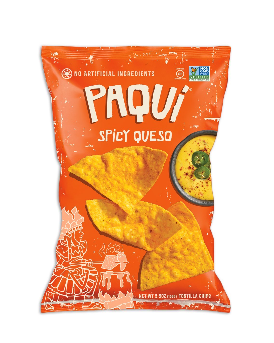 spicy queso tortilla chips