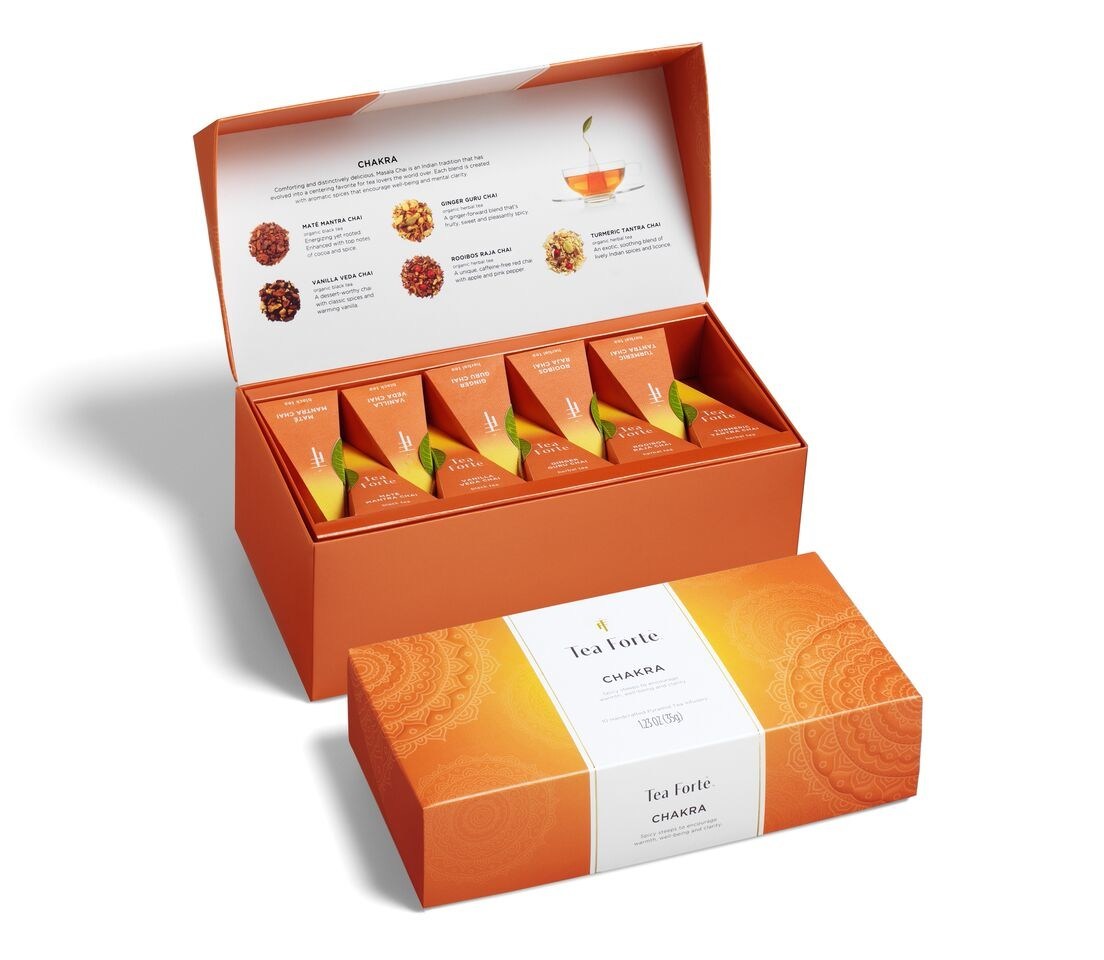 Tea Forté Introduces Chakra Collection of Chai Teas
