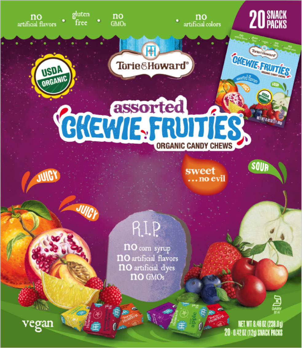 Torie And Howard Introduces Organic Chewie Fruities Halloween Multi Pack