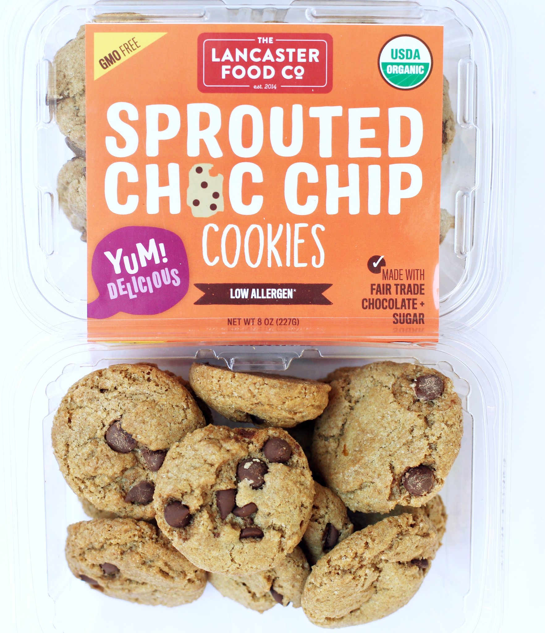 Lancaster Food Company Releases Sprouted Chocolate Chip Cookies | NOSH