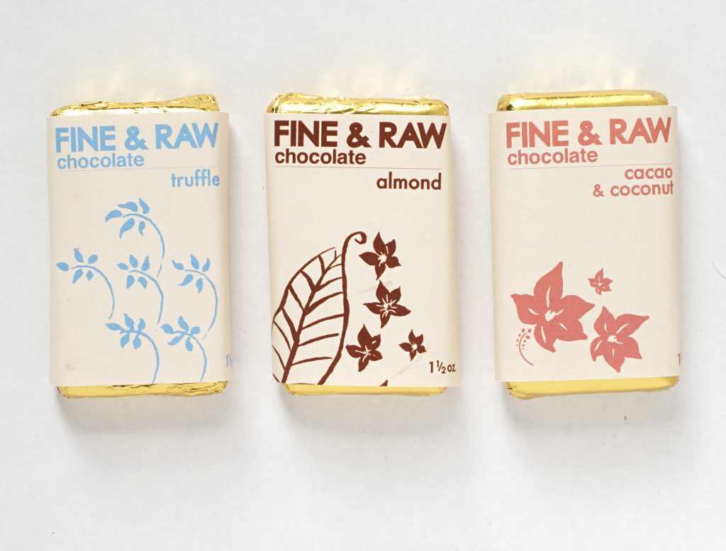 Fine & Raw Chocolate Launches Redesigned Signature Line and New Bars