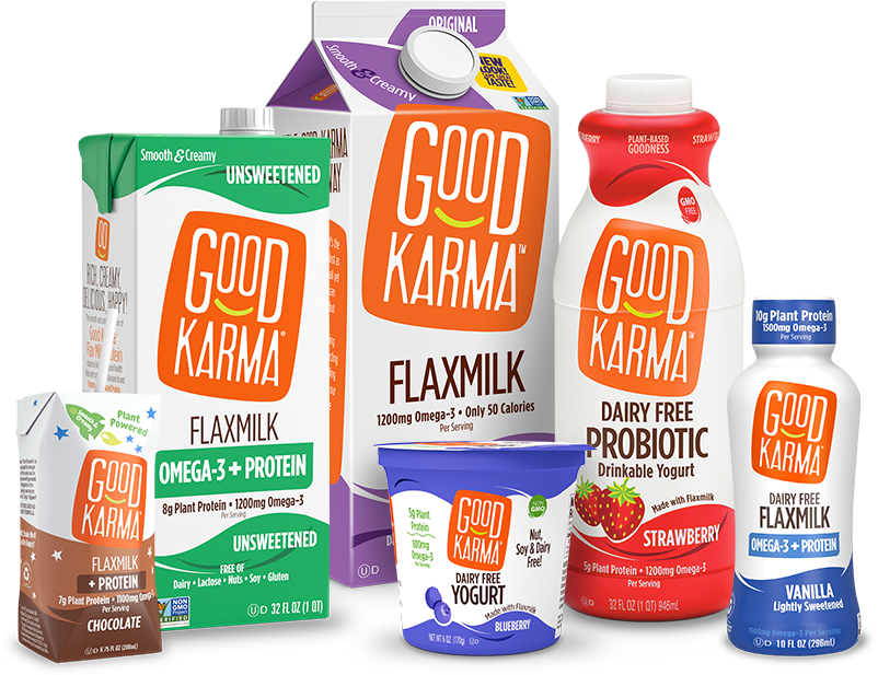 Unsweetened Flaxmilk + Protein – Good Karma Foods