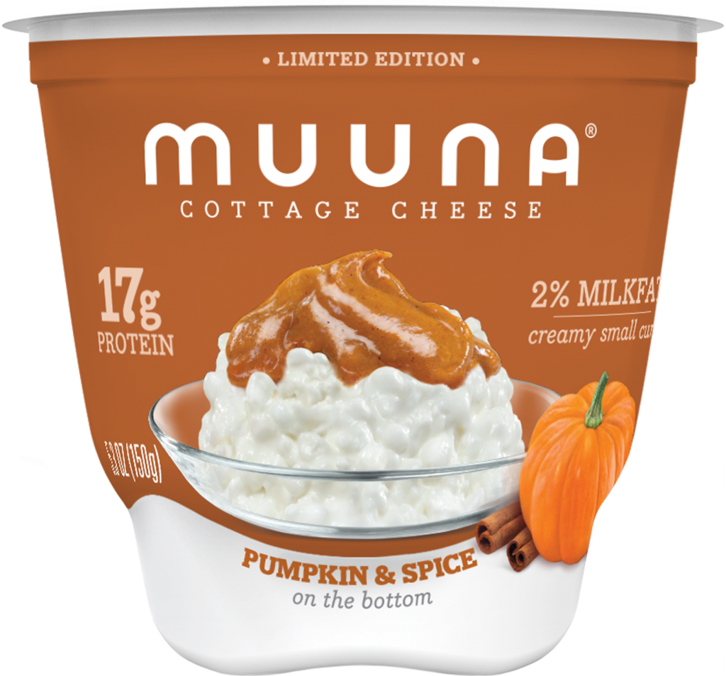 Muuna Launches Pumpkin & Spice Cottage Cheese | Nosh.com