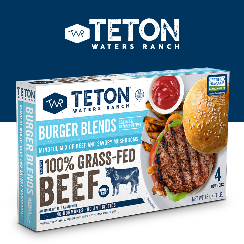 With New Burger, Beef Brand Teton Waters Encourages Consumers to Eat More Plants