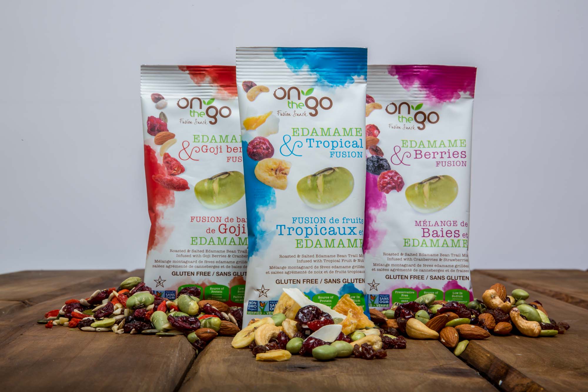 On The Go Fusion Snacks Launches New Edamame Trail Mixes | NOSH