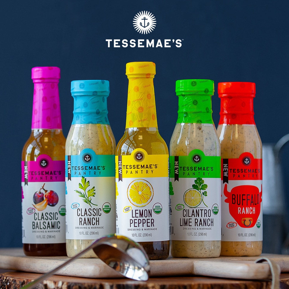 Tessemae's Pantry Dressing & Marinade, Lemon Pepper - 10 fl oz