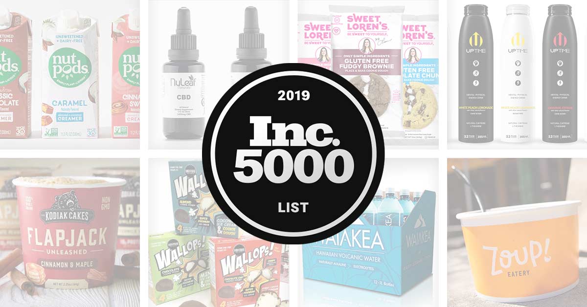 Natural Food and Beverage Brands Rank on Inc. 5000 | NOSH