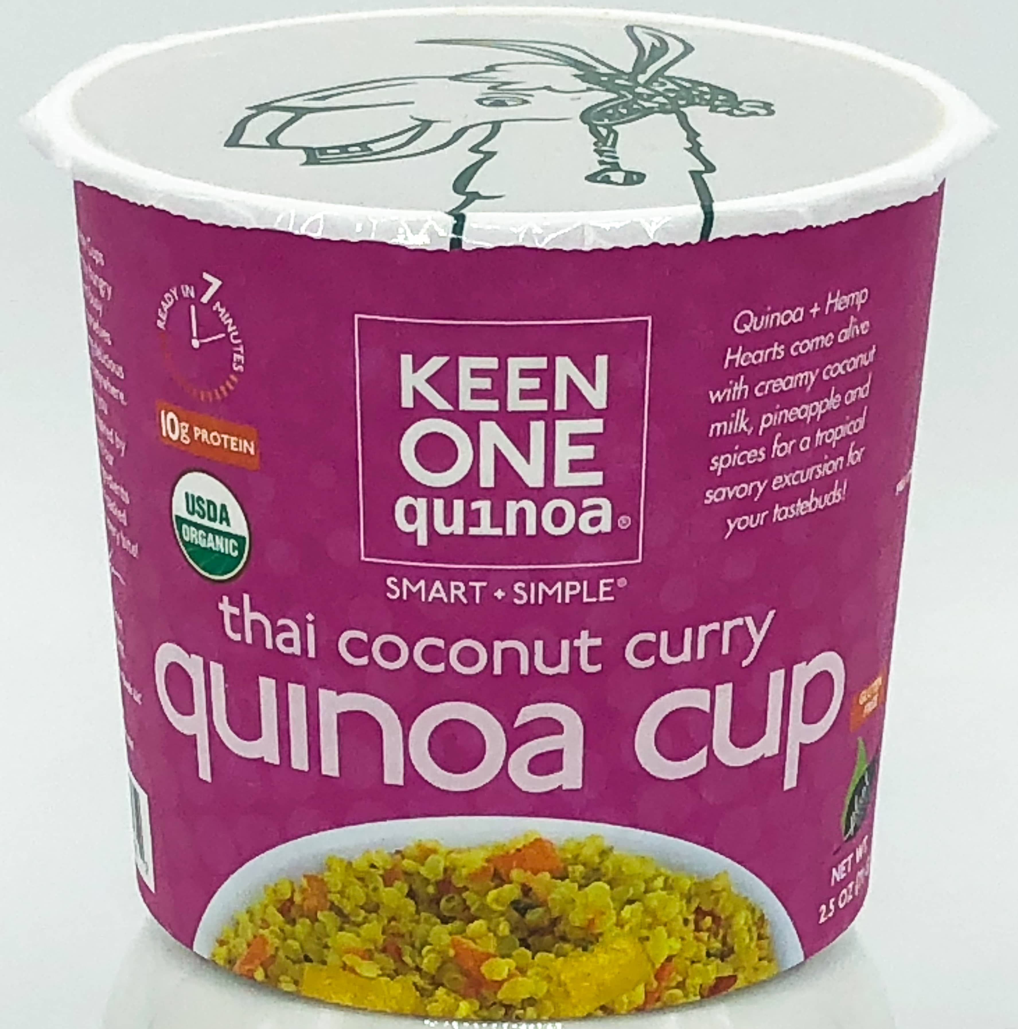 Keen One Quinoa Announces New Thai Coconut Curry Quinoa Cups | Nosh.com