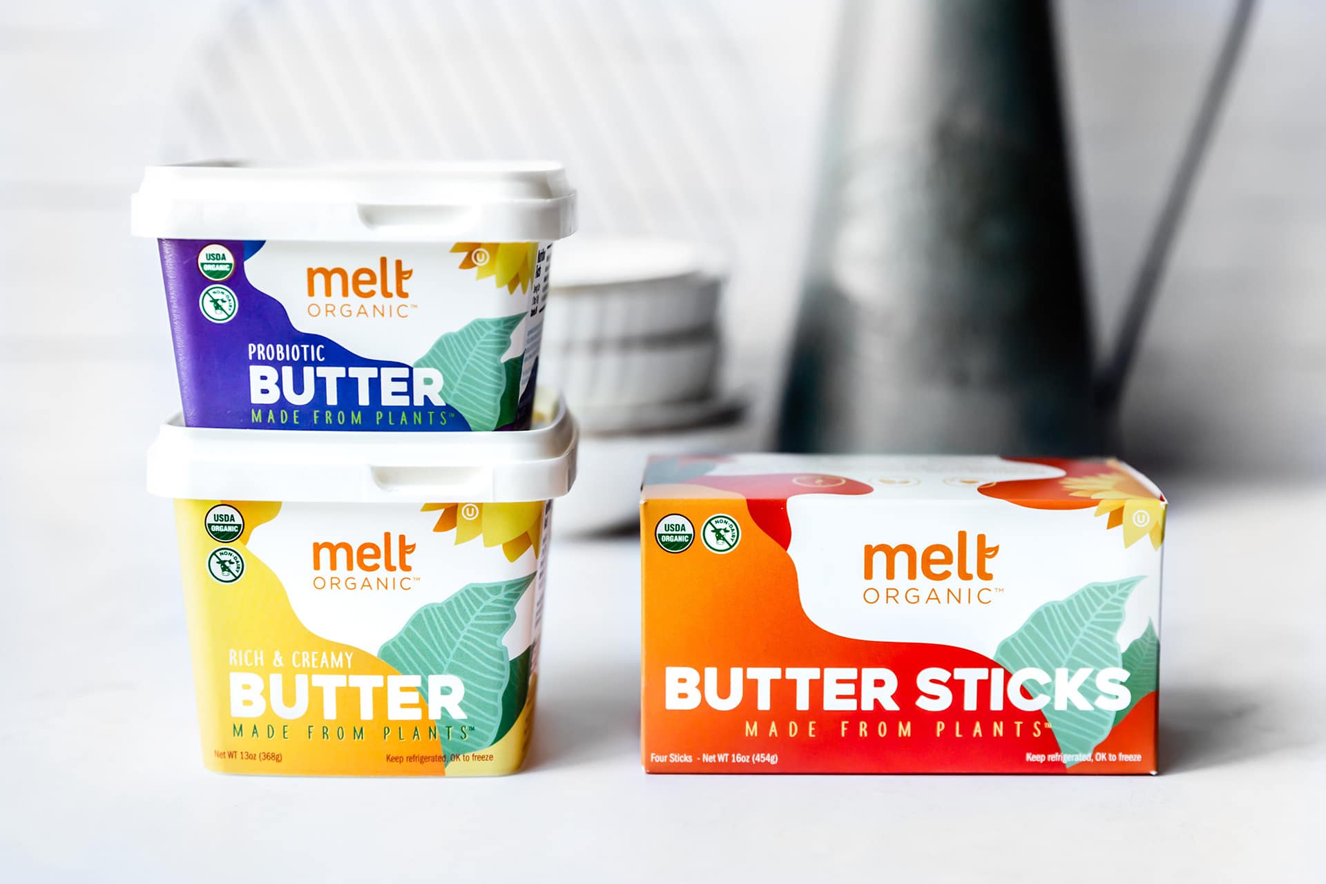 Melt Organic Unveils Unsalted Butter Sticks Made from Plants | NOSH