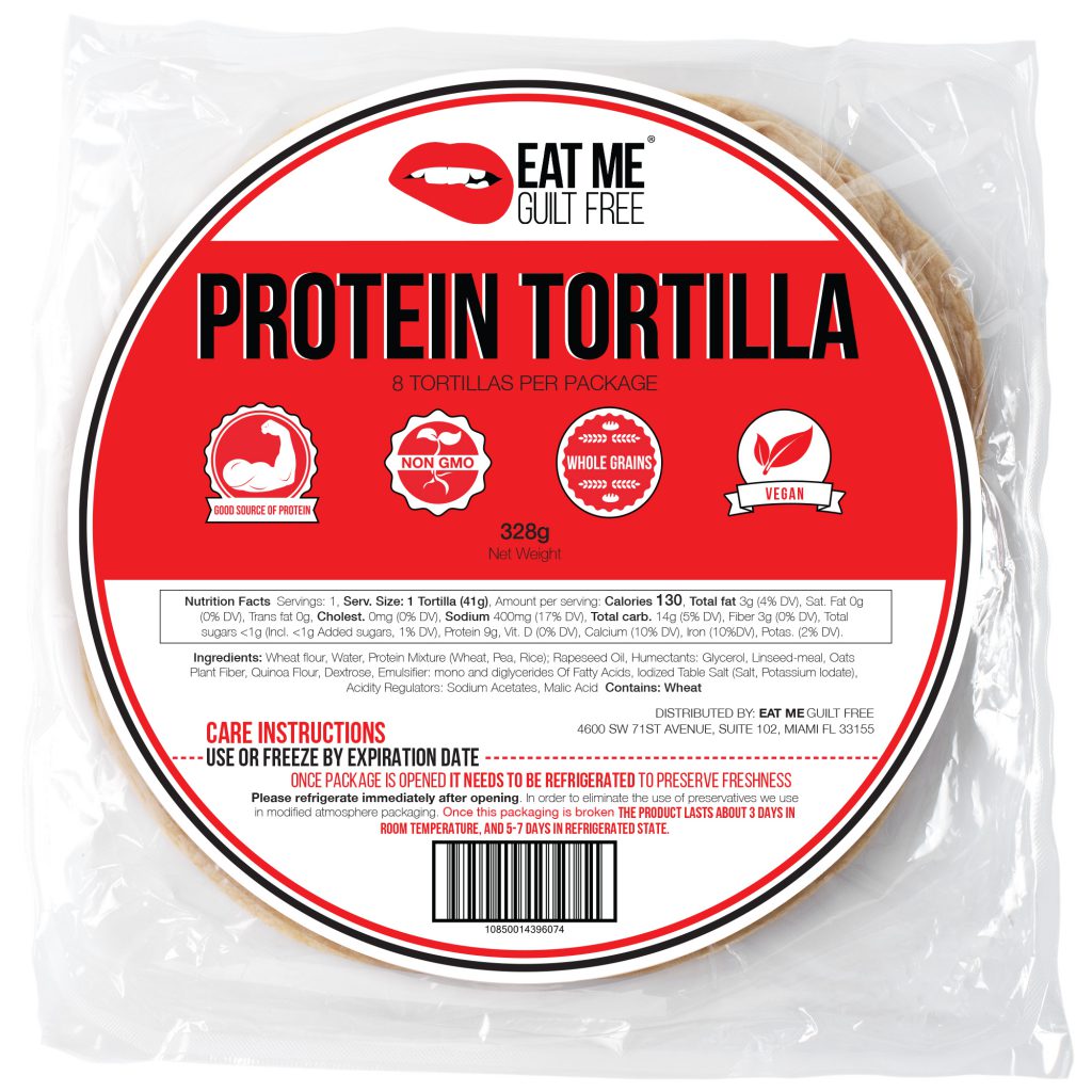 Eat Me Guilt Free Debuts Protein Bread and Tortilla Wraps