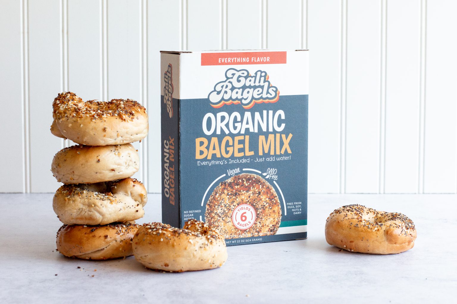 The First 100 Organic Ingredient Bagel Mix Now Available