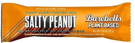 Barebells Vegan Protein Bars Salty Peanut - 12 Count, 1.9oz Bars - Plant  Based Protein Bar with 15g of High Protein 