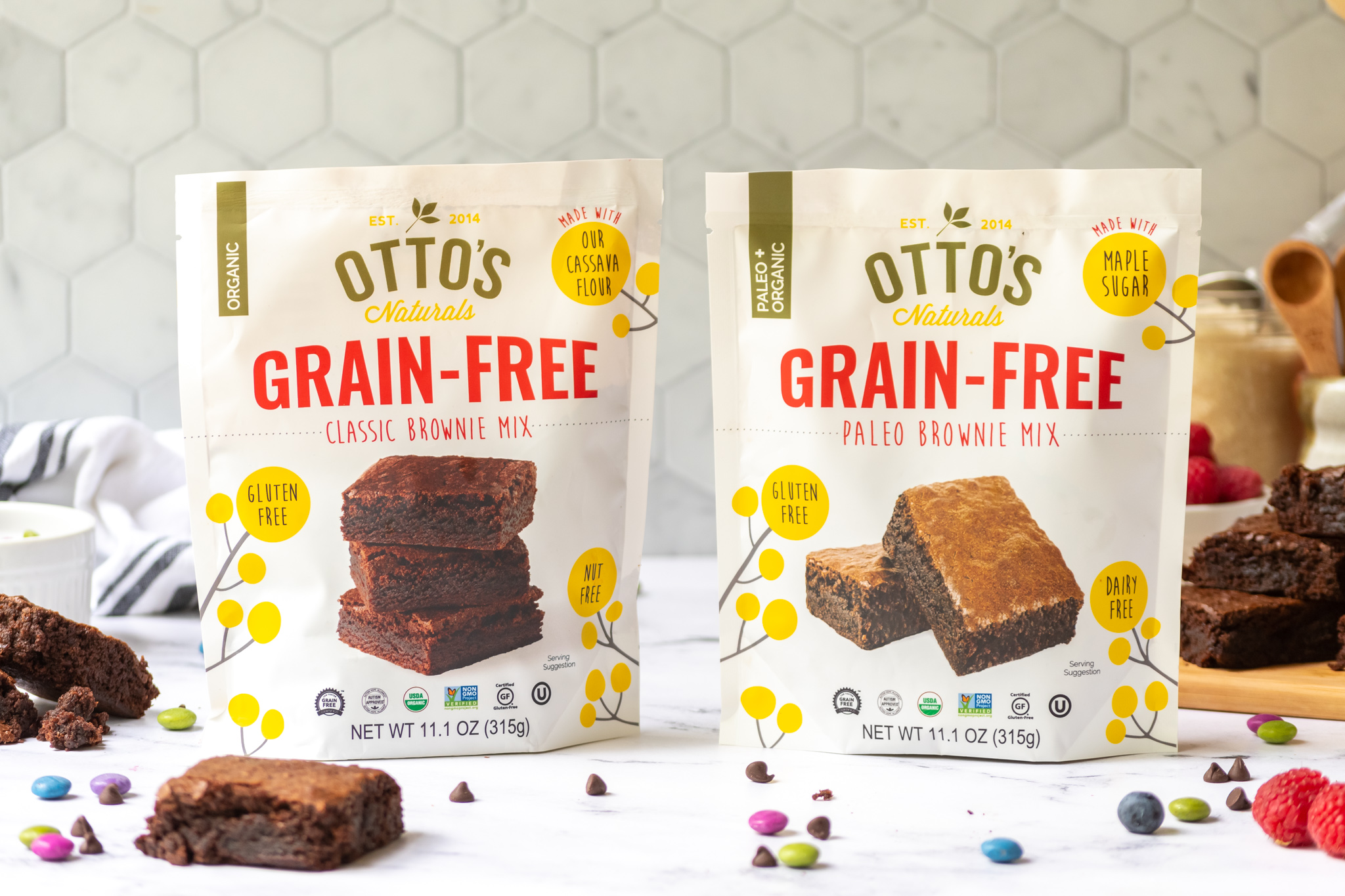 Ottos Naturals Launches Two Certified Organic Allergy Friendly Brownie Mixes 2606