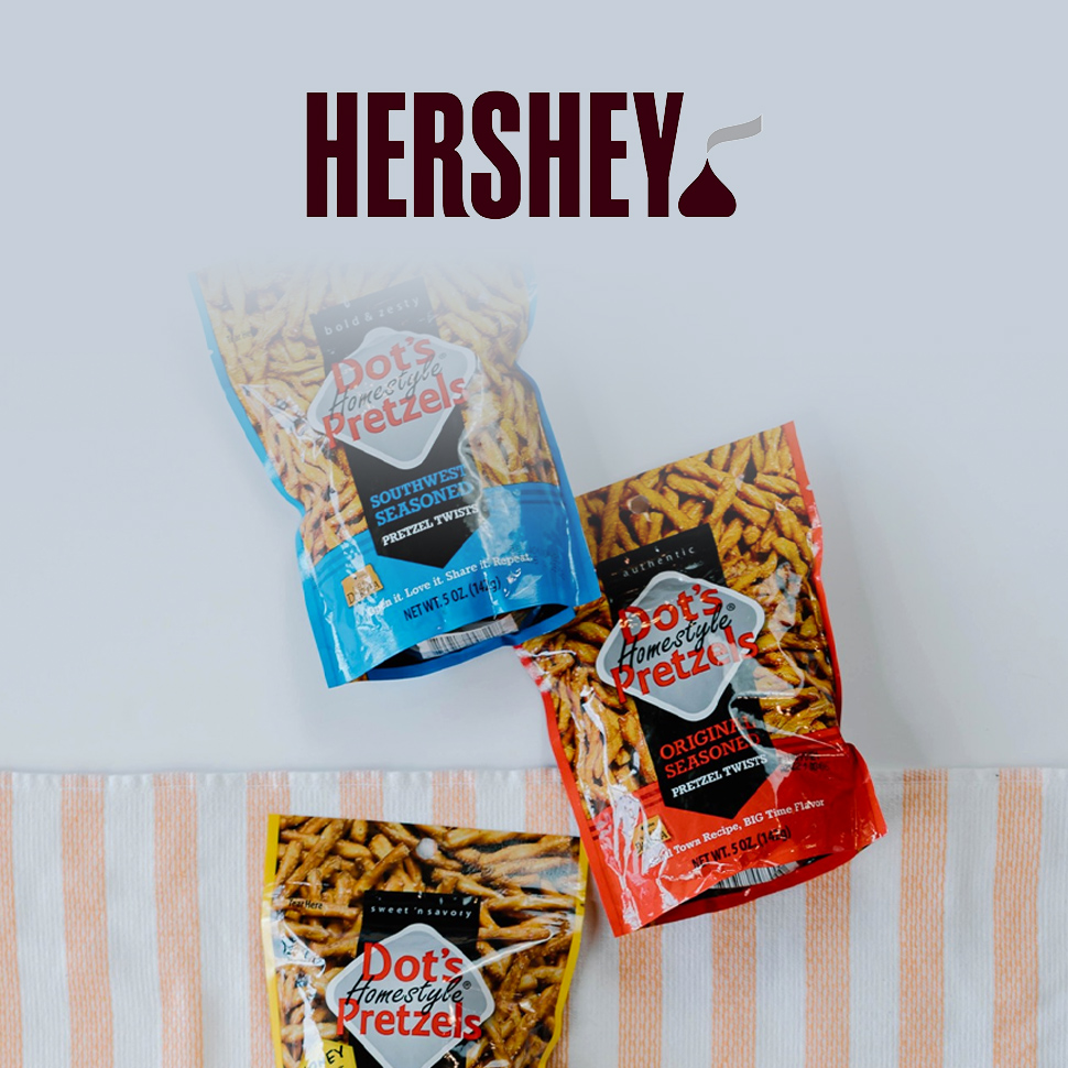 Hershey’s to Buy Fast Growing Pretzel Brand Dot's NOSH