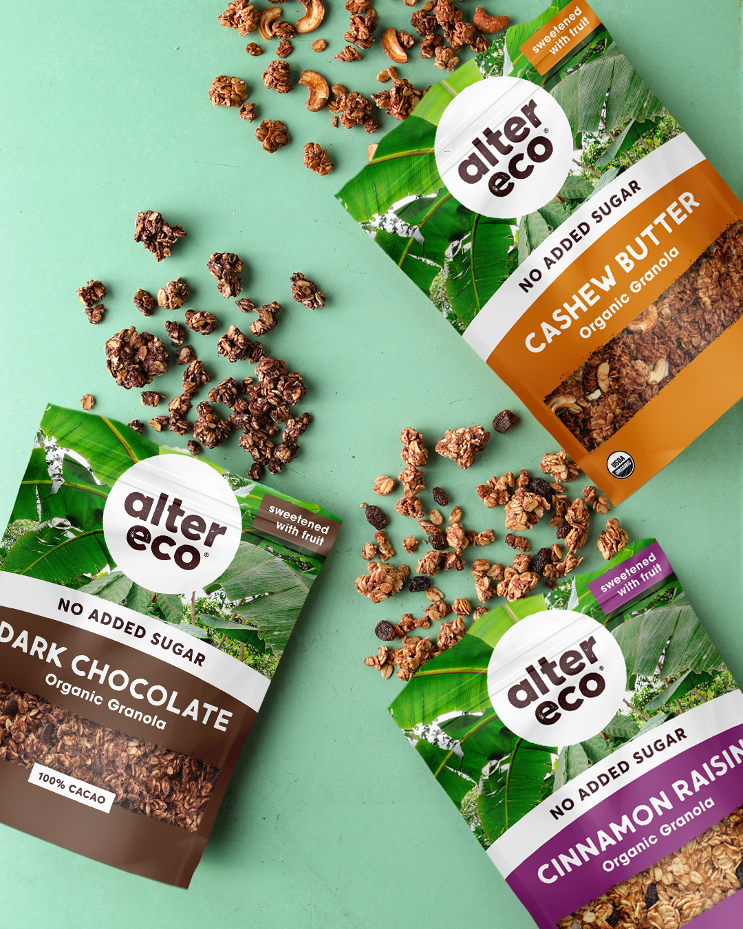 Alter Eco Launches Organic, No Sugar Added Granola