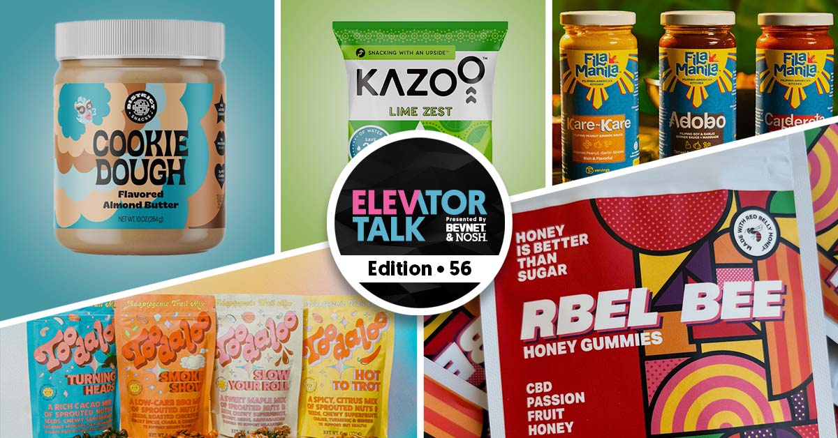 Elevator Talk District Snacks, Kazoo Snacks, Fila Manila, Toodaloo, Red Belly Honey