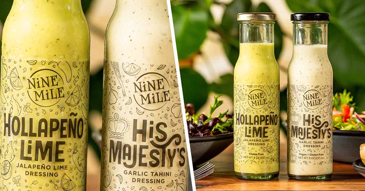 New CPG products from Nine Mile restaurant group.