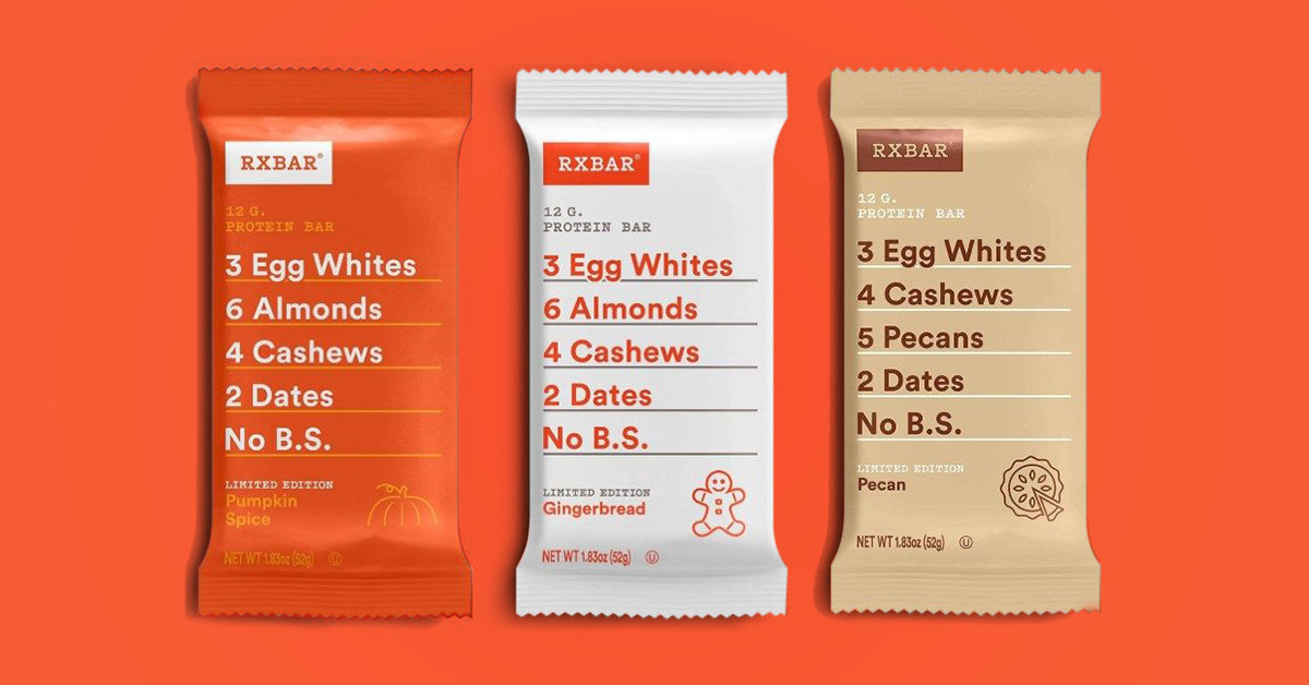 Three new products from RXBAR.