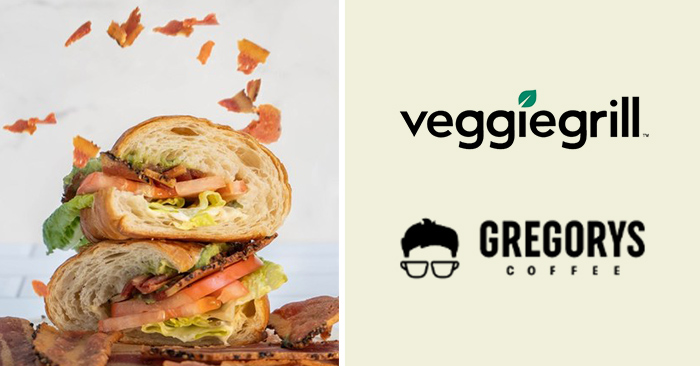 OZO plant-based bacon will be available in Veggie Grill and Gregory's Coffee breakfast sandwiches