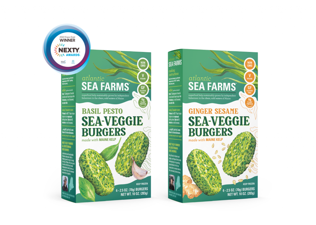 Atlantic Sea Farms Launches Two New SeaVeggie Burgers