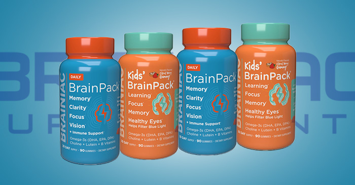 Brainiac's new supplement line BrainPack