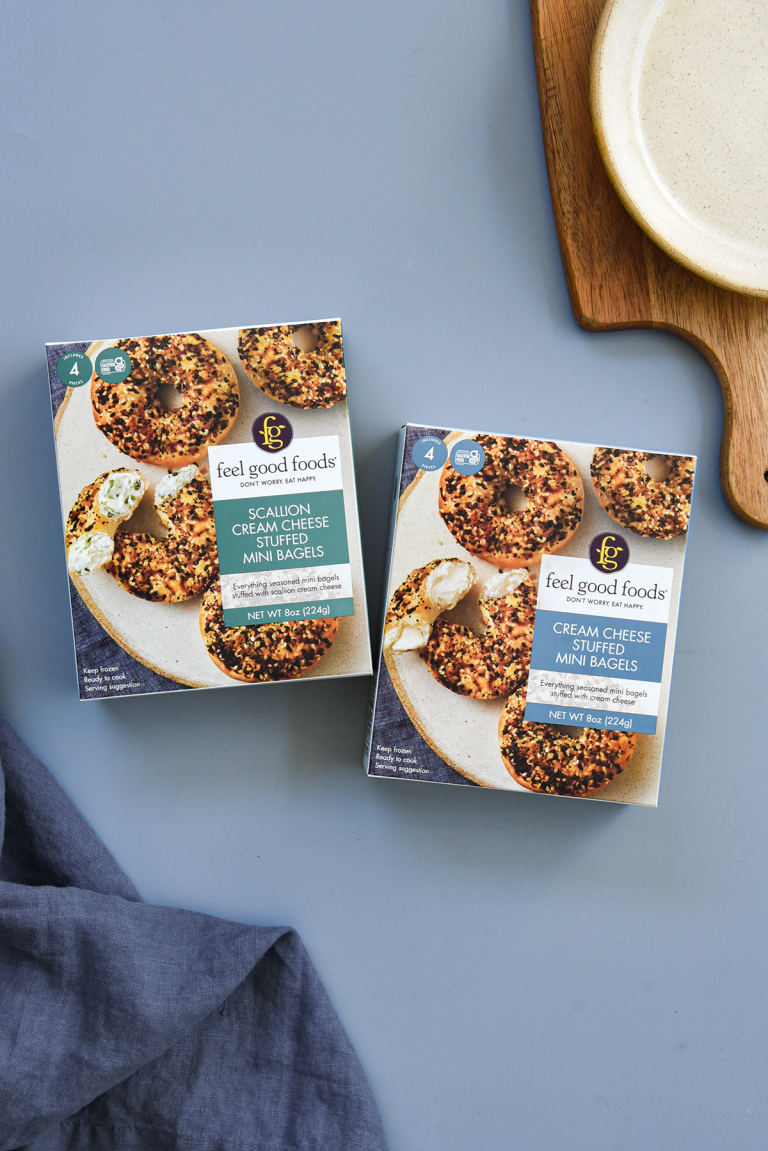 Feel Good Foods Launches GlutenFree Cream Cheese Stuffed Mini Bagels
