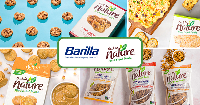 Back to Nature Products and Barilla Logo