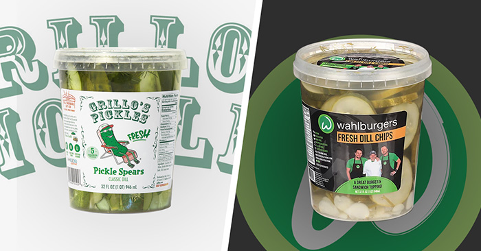 Grillo’s Pickles has filed an injunction alleging that Wahlburgers is misleading consumers