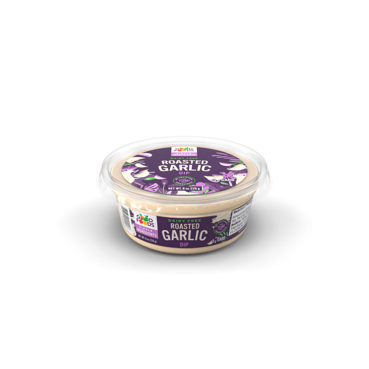 Good Foods Introduces Dairy Free Roasted Garlic Dip