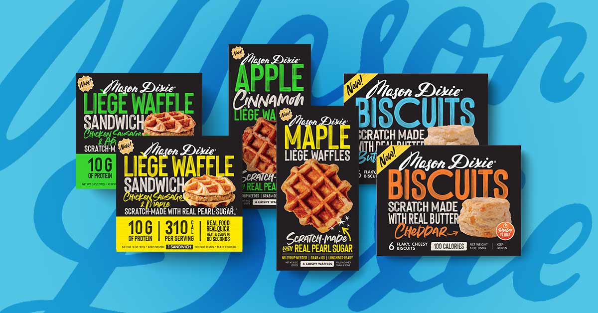 Mason Dixie  Apple Cinnamon Liege Waffles – Mason Dixie Foods