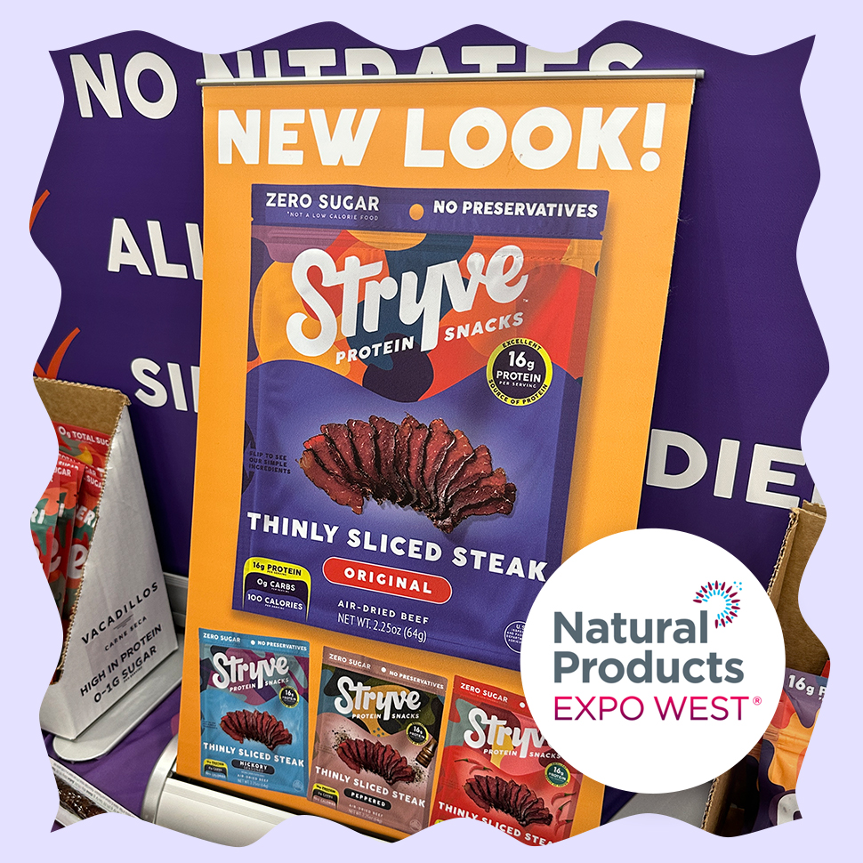 Expo West: Stryve Drops ‘Biltong’ from Packaging, Mindright Reformulates