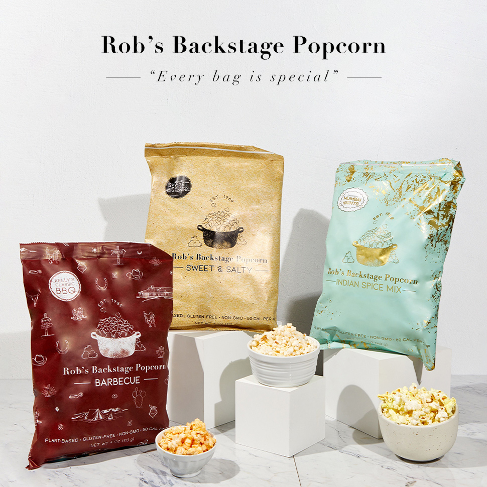 Rob’s Backstage Popcorn Raises $7M, Spins Out As Stand Alone Brand