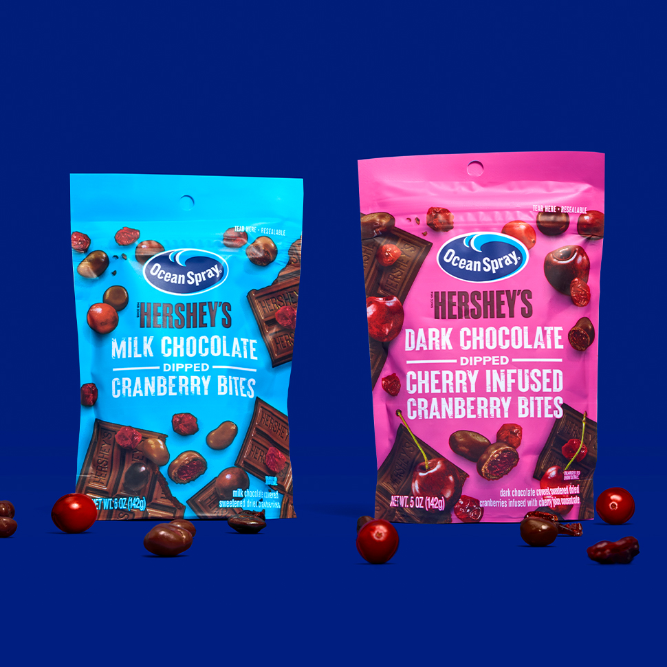 Hershey’s Eyes ‘New Snacking Occasions’ With Ocean Spray Product Partnership