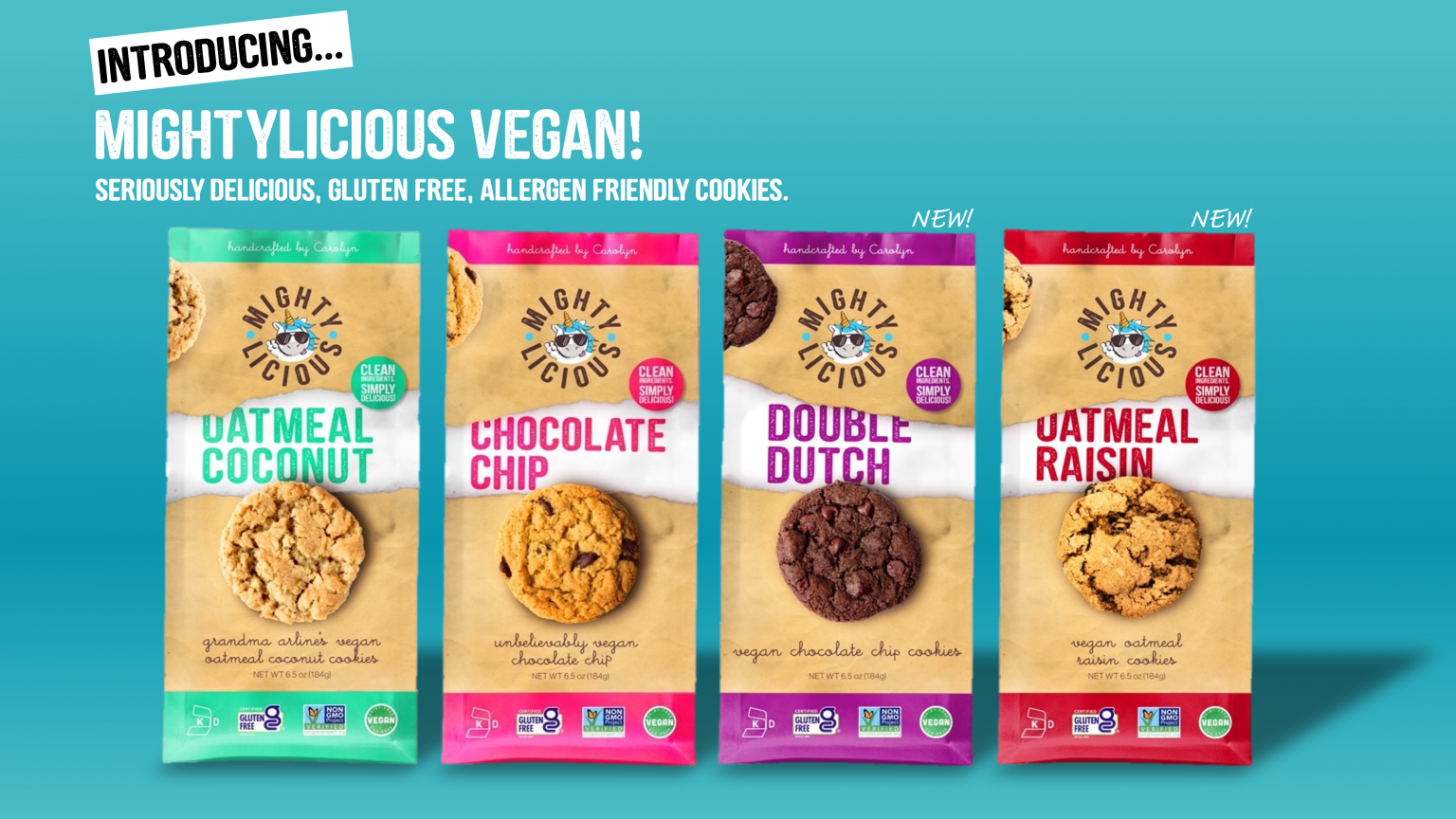 Mightylicious Introduces Two New Vegan Cookie Varieties