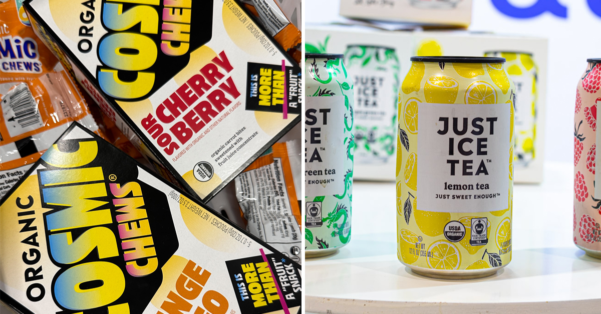 Eat the Change Cosmic Chews and Just Ice Tea