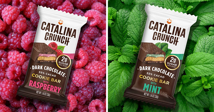 Catalina Crunch entered indulgent sweets in December with two Dark Chocolate Cookie Bars
