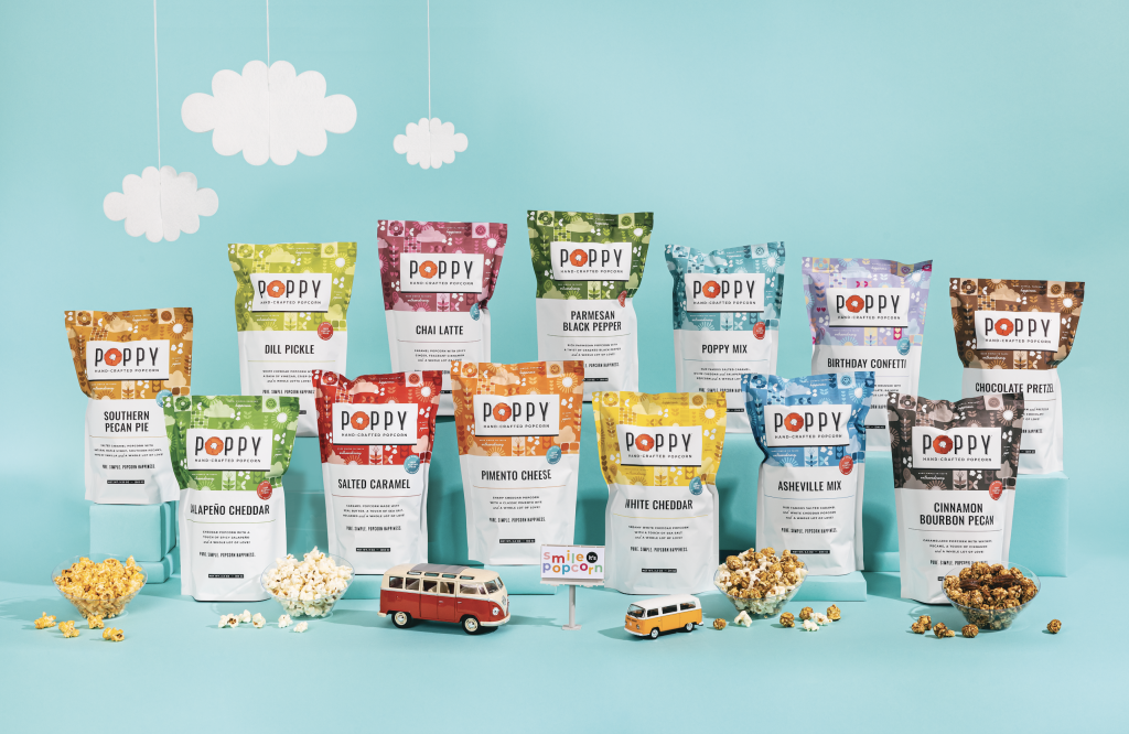 Poppy HandCrafted Popcorn Celebrates Ten Years With New Look and New Flavors
