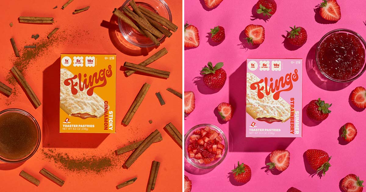 Flings toaster pastry