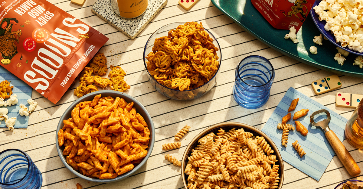 S'NOODS pasta snacks
