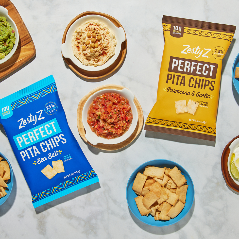 ‘Challenge Accepted’: Zesty Z Pivots From Popcorn to Pita Chips